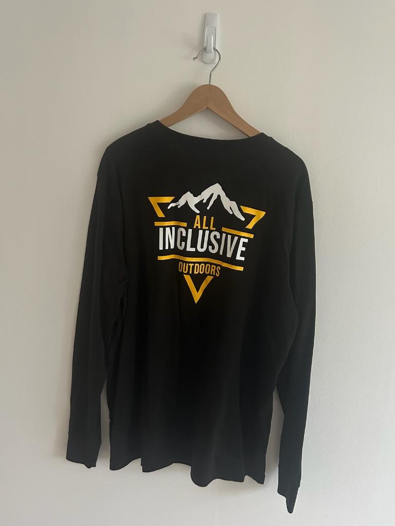 BLACK LONG SLEEVE T SHIRT