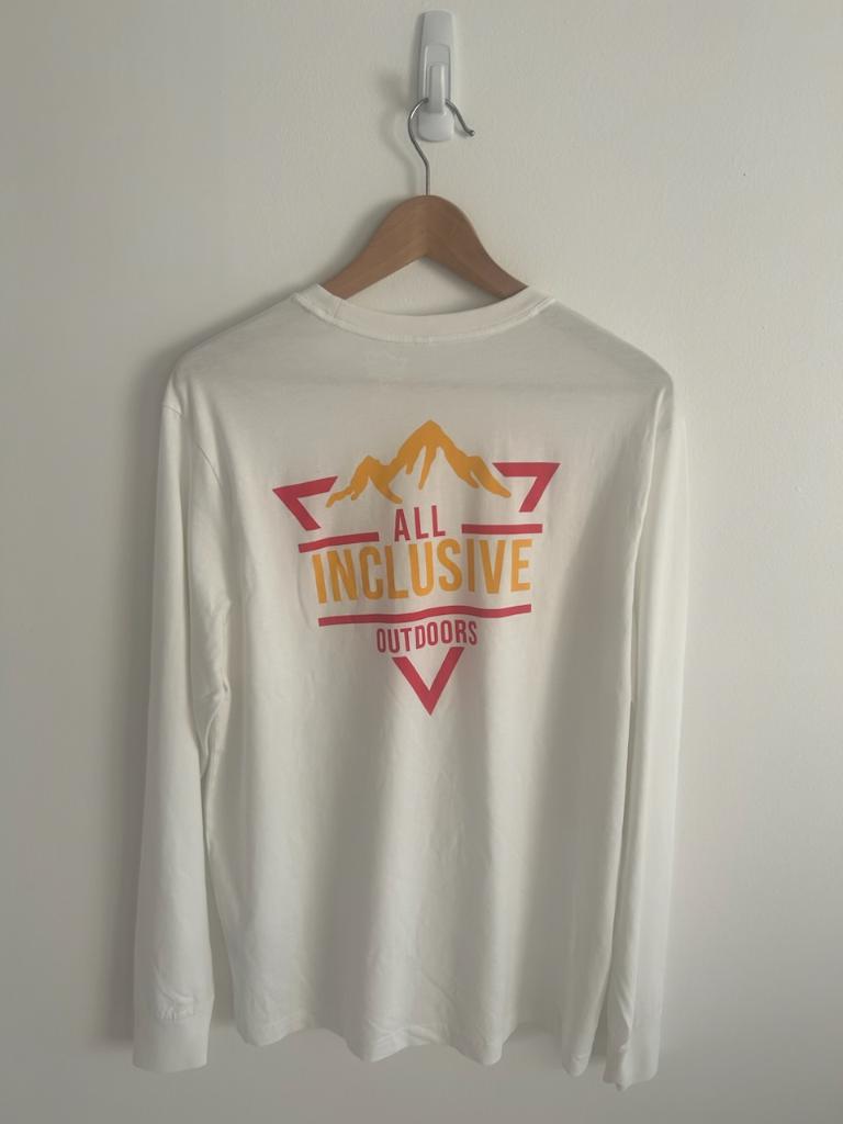 WHITE LONG SLEEVE T SHIRT