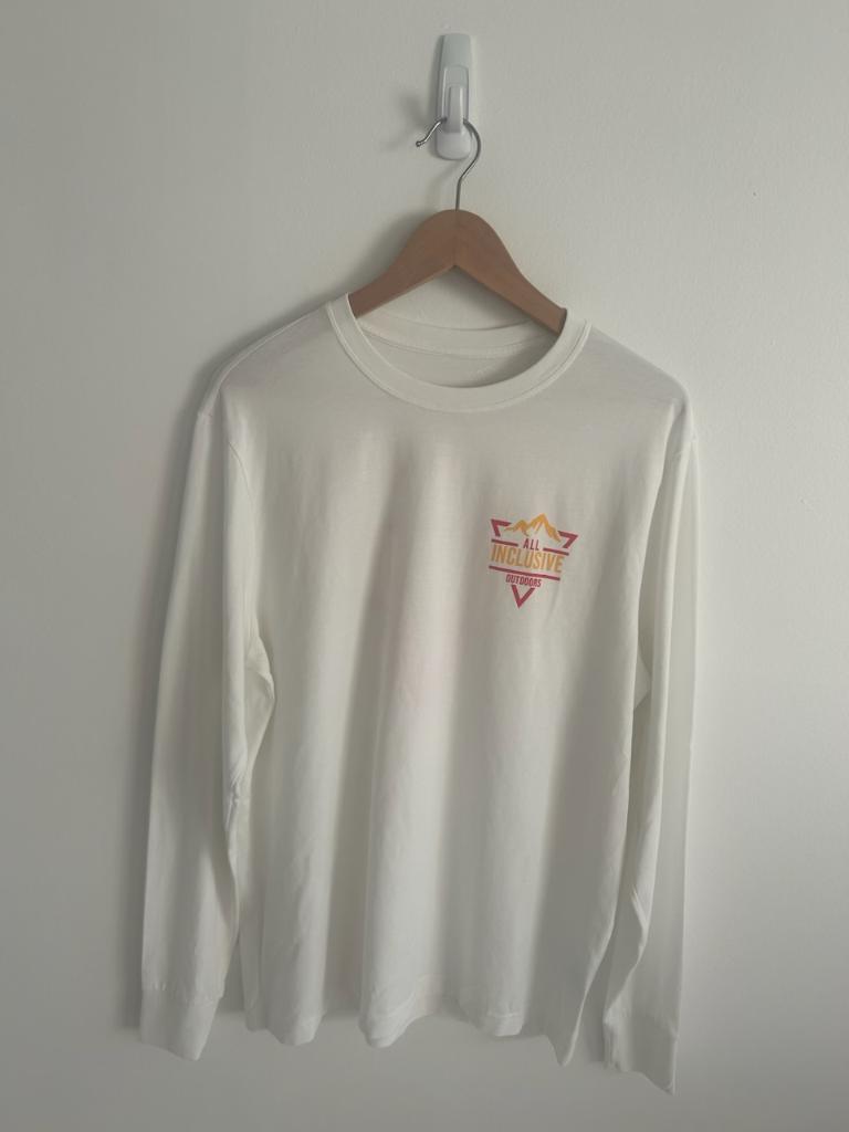 WHITE LONG SLEEVE T SHIRT